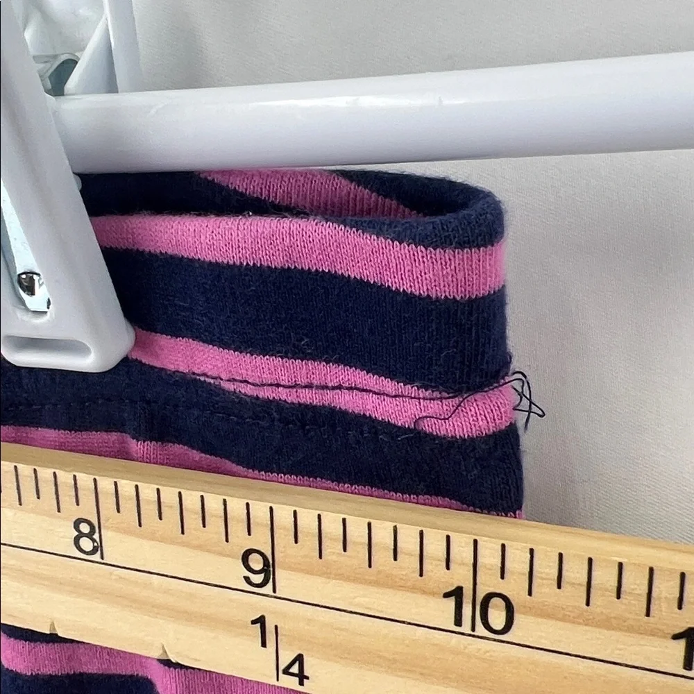 Girl’s Pajama Bottoms - Size 4 to 5 - Pink and Navy Striped